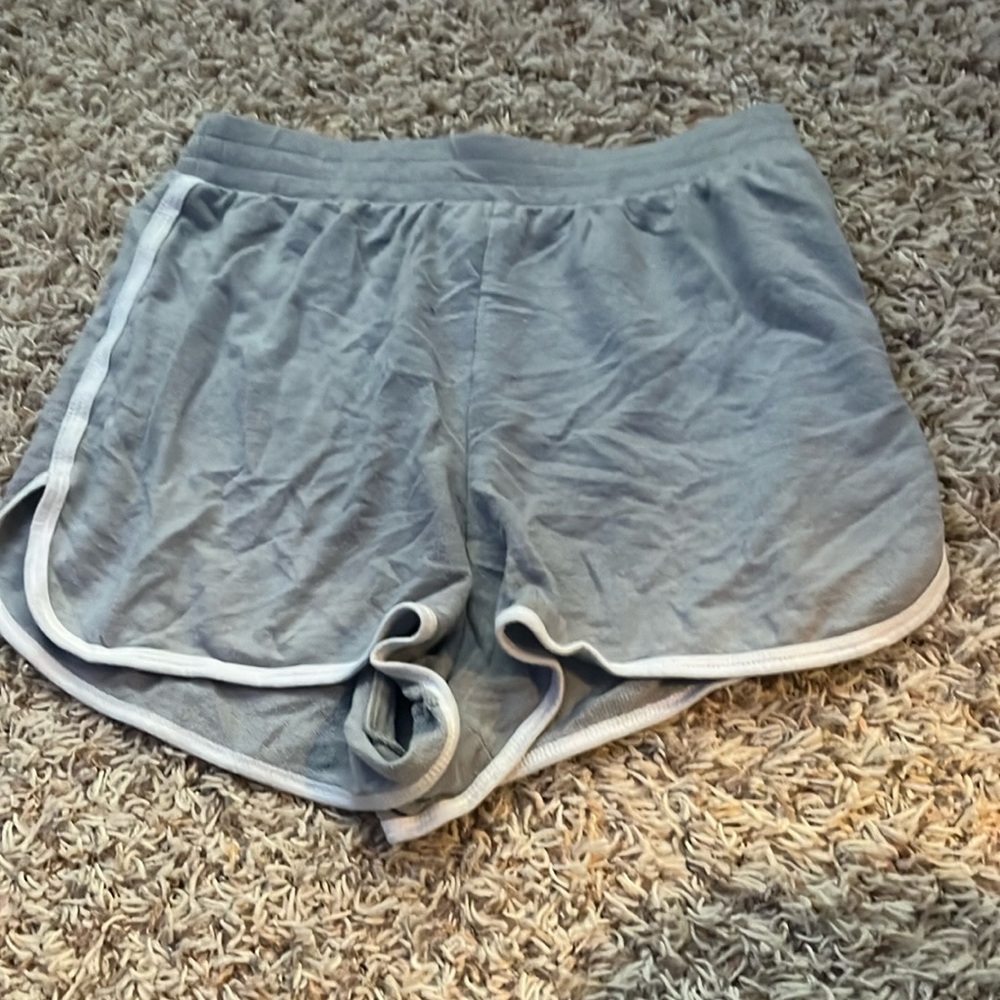 grey booty shorts
